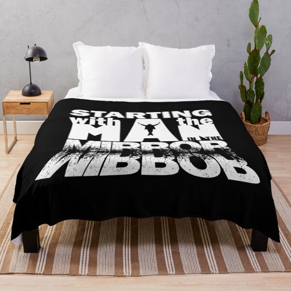 Item preview, MAN IN THE MIRROR designed and sold by FunGangStore.
