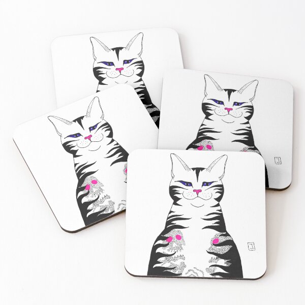 Item preview, Creepy cat designed and sold by klabukova-y.