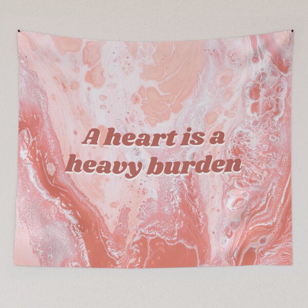 Item preview, A heart is a heavy burden designed and sold by myabstractmind.