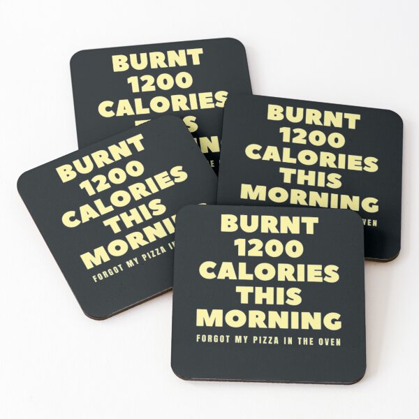 Item preview, Burnt calories and pizza in oven designed and sold by PaperDreamPod.