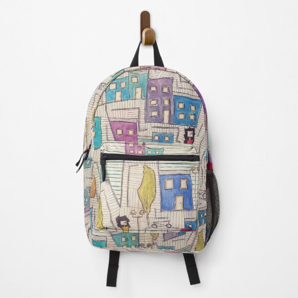 Item preview, A happy town designed and sold by Nada Mohsen Arts.