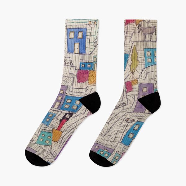 Item preview, A happy town designed and sold by Nada  Mohsen Arts.
