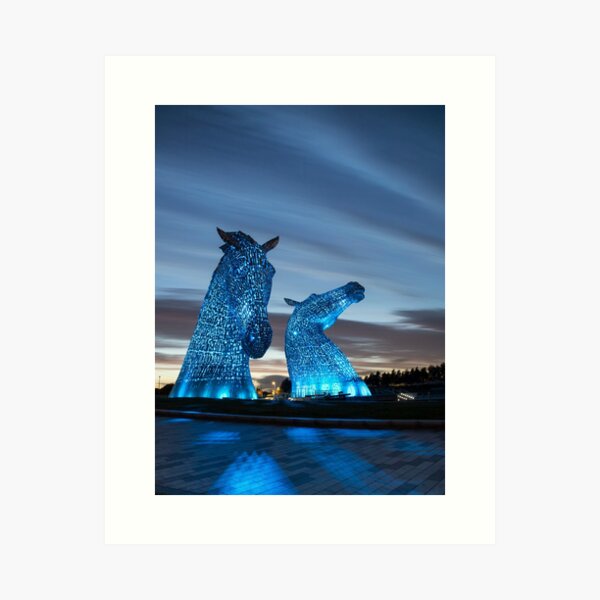 Item preview, The Kelpies at night  designed and sold by Alan Millarvie.