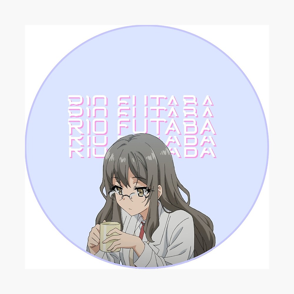 Rio Futaba bunny girl senpai circle sticker