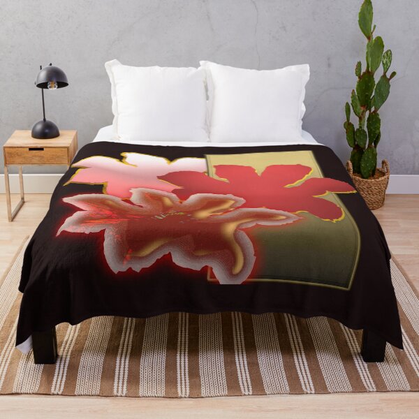 Item preview, Tropical Flowers of Pink, Red, Gold designed and sold by Digitalcrone.