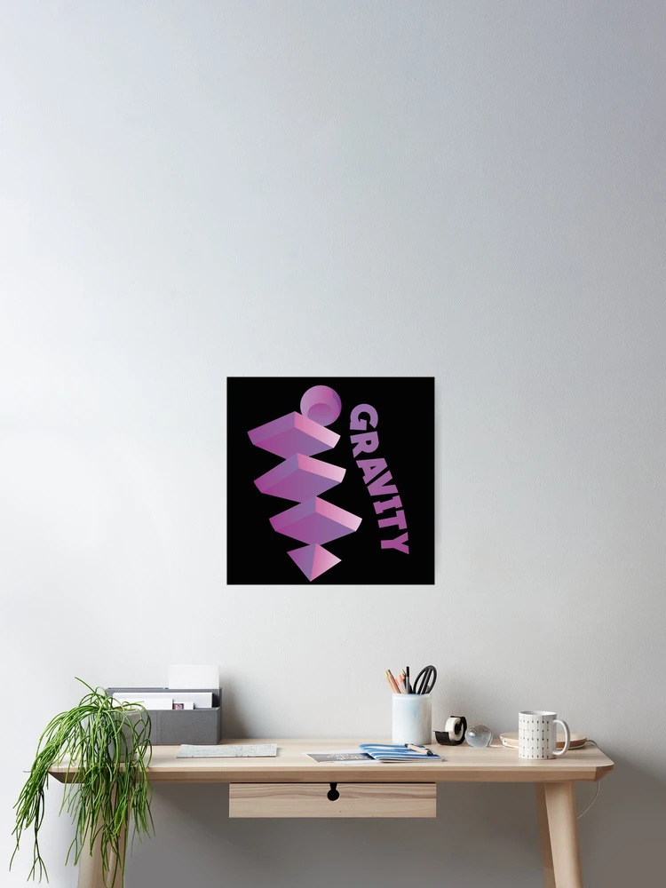 Thumbnail 2 of 3, Poster, Abstract gravity designed and sold by GabrielMonascal.