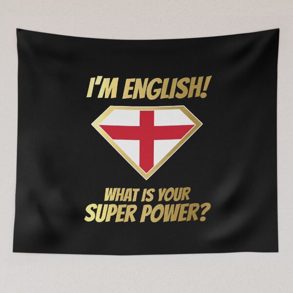 Item preview, I'm ENGLISH what's your superpower? Golden designed and sold by cofera.