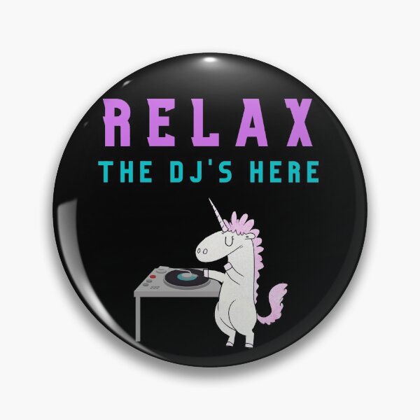 Item preview, Relax The Dj's Here - Funny Unicorn DJ designed and sold by m95sim.