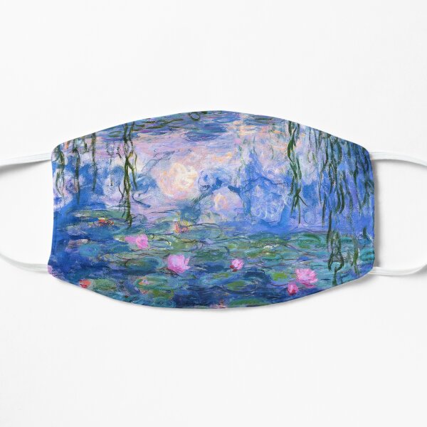 Water Lilies Monet Flat Mask