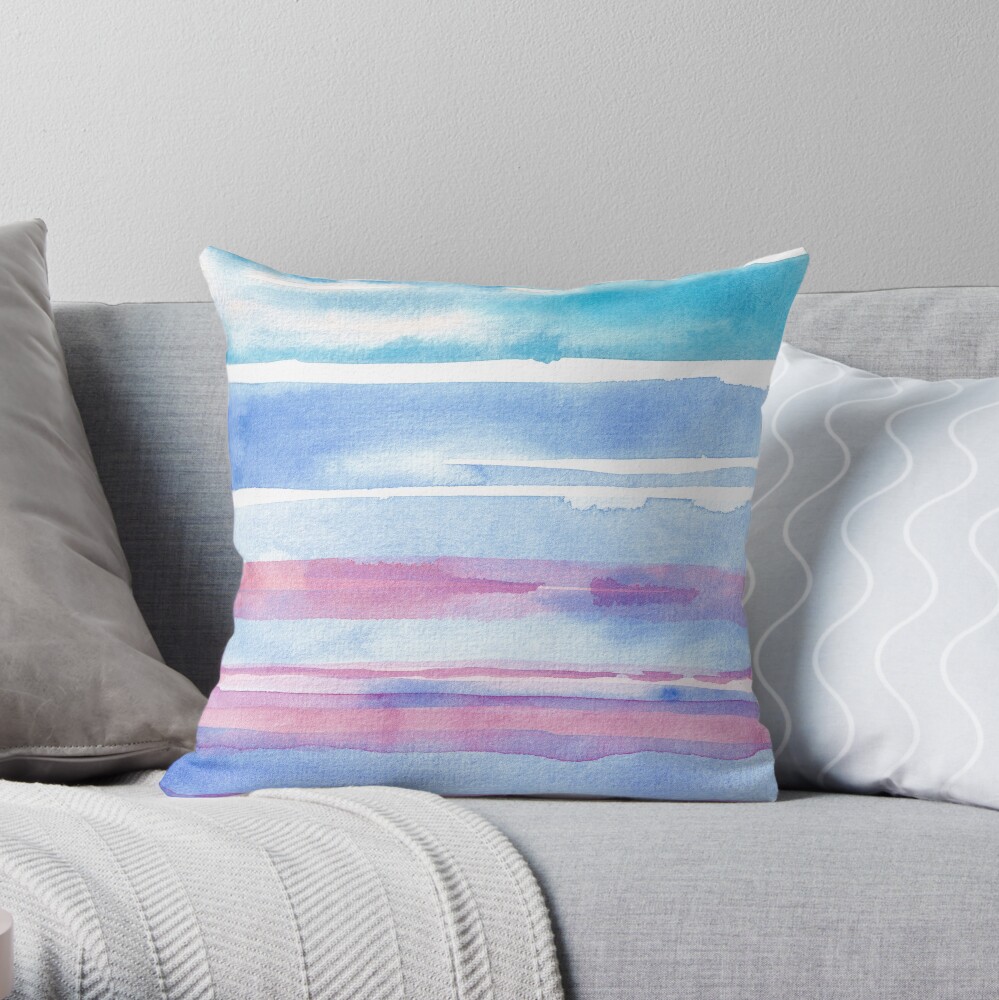 Item preview, Throw Pillow designed and sold by ebozzastudio.