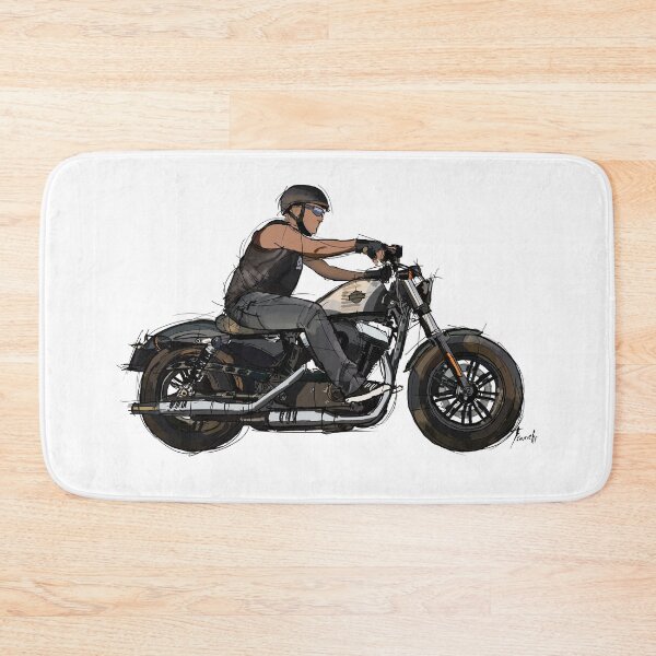 Item preview, biker on his harley designed and sold by drawspots.