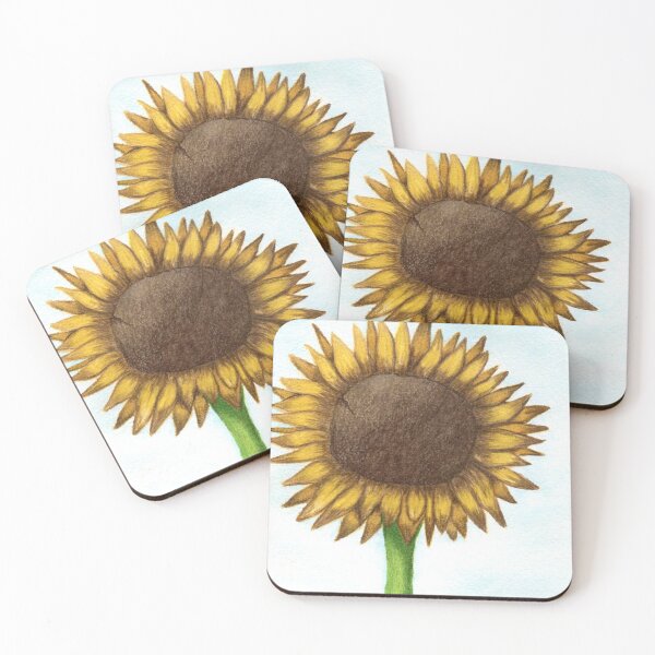 Item preview, The Colored Pencil Sunflower Drawing designed and sold by OneArtsyMomma.