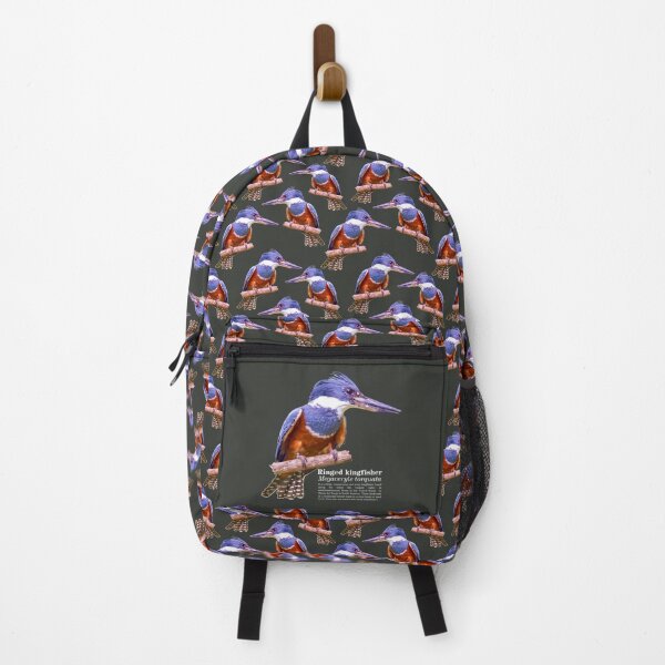 Item preview, Ringed kingfisher bird in the late afternoon designed and sold by Mauricio Acosta.