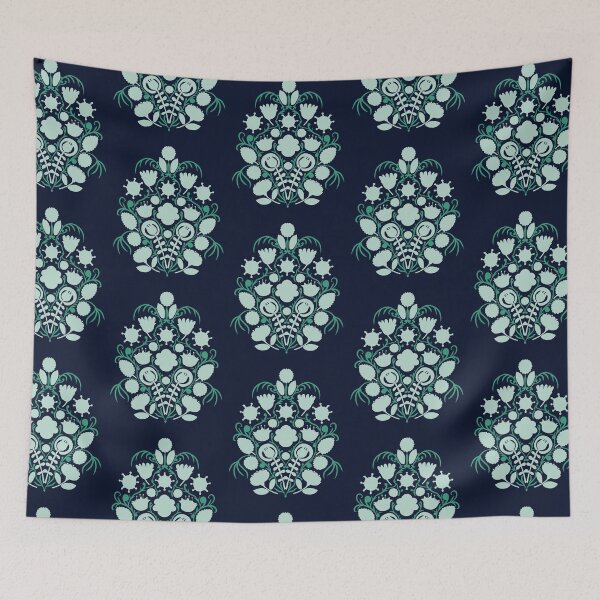 Item preview, Folk panel mint designed and sold by ElliePDesigns.