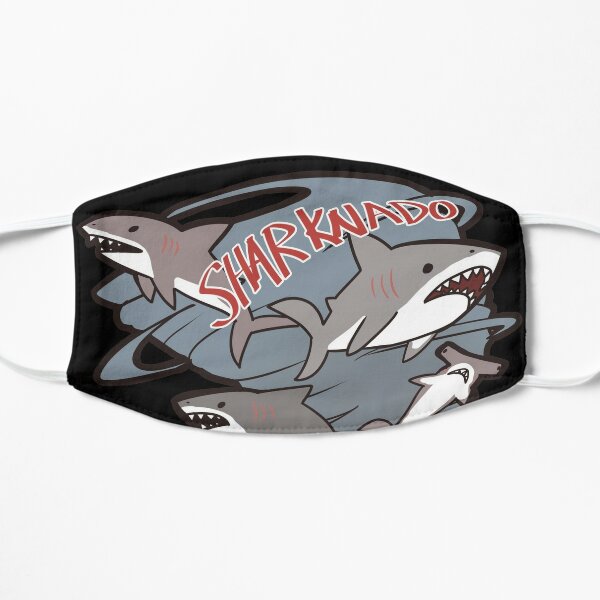 Funny Shark Face Masks Redbubble - roblox music videos sharknado updated version