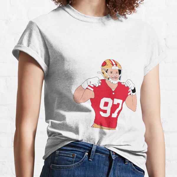 Nick Bosa Jerseys Women clearance T shirt