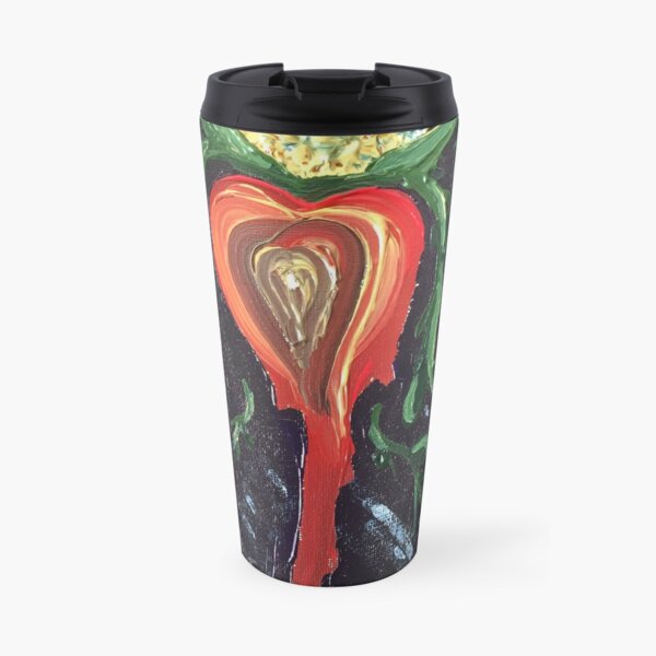 Bleeding Heart Travel Coffee Mug