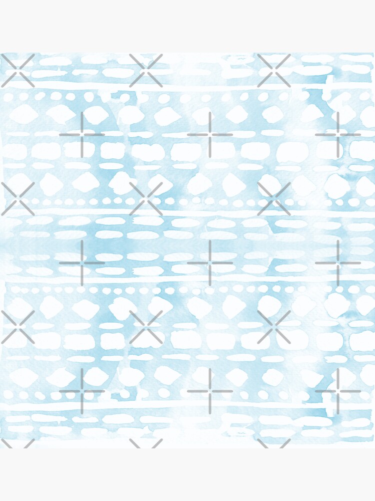 Blue Ocean Waves abstract pattern by ebozzastudio