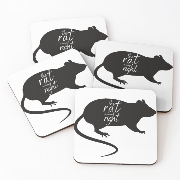 Item preview, The Rat is Always Right (blue) designed and sold by bcbayay designs.