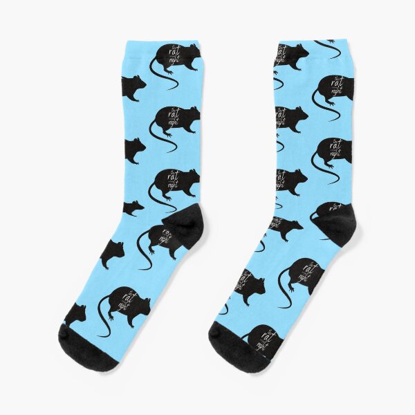 Aperçu de l'œuvre Le rat a toujours raison (bleu) créée et vendue par bcbayay designs.