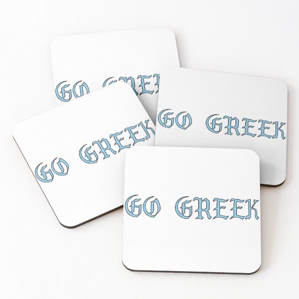 Item preview, GO GREEK LIGHT BLUE  designed and sold by ava-olivia.
