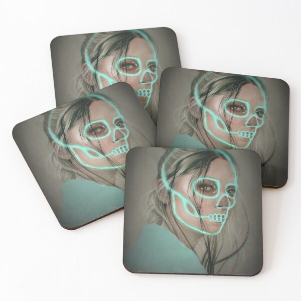 Item preview, Neon skull Jules designed and sold by Francisco Licari.