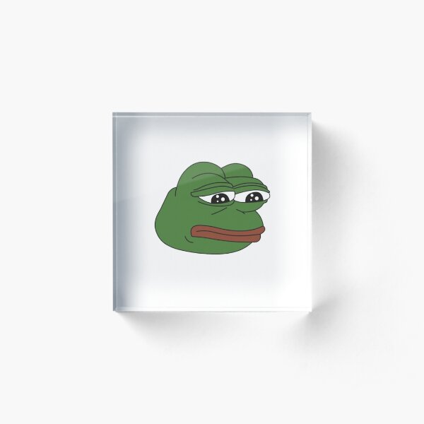 FeelsBadMan Meme Acrylic Block