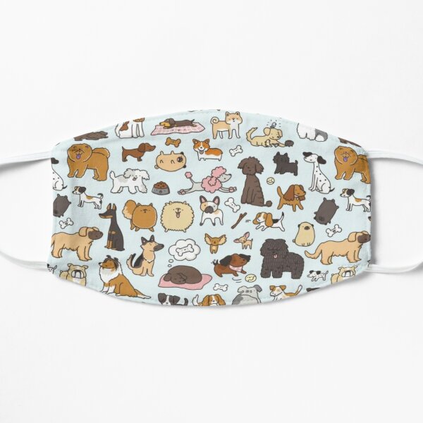 Assorted Doodle Dogs Mask