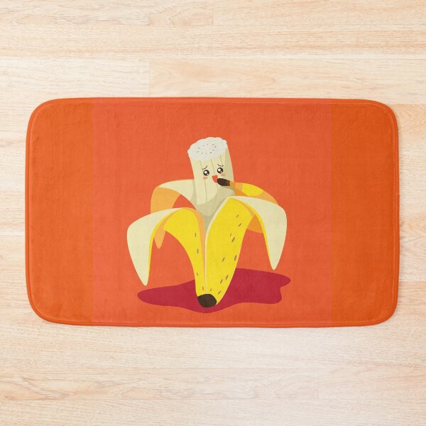 Item preview, Once bitten, twice shy cute kawaii banana designed and sold by La Cartoonista.