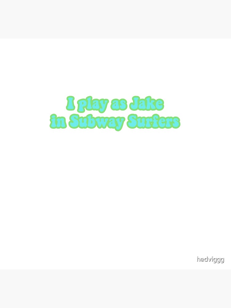Subway surfer sticker by hedviggg