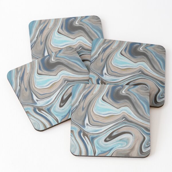 Item preview, Abstract Marble Paint Fluid Art designed and sold by digitalvintage.
