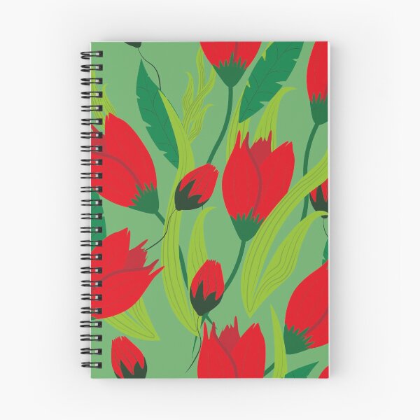 Item preview, patrón de vector transparente de tulipán designed and sold by Milllla.