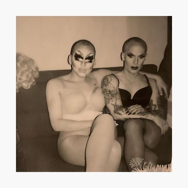 Trixie & Katya - Behind the Scenes Photographic Print