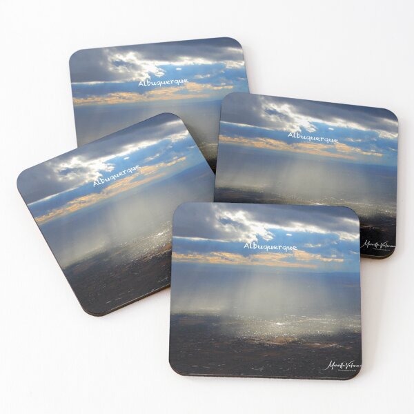 Item preview, Albuquerque from Sandia Peak at Twilight designed and sold by Marielle Valenzuela.