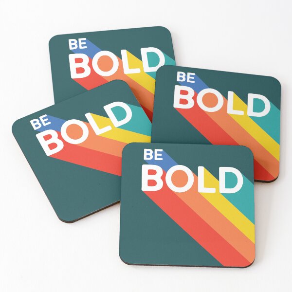 Item preview, Retro Be Bold Inspiring Motivational Inspirational Feminist designed and sold by merchzy.