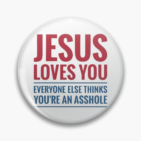 Vista previa del artículo con la obra «Jesus Loves You», diseñado y vendido por twgcrazy.