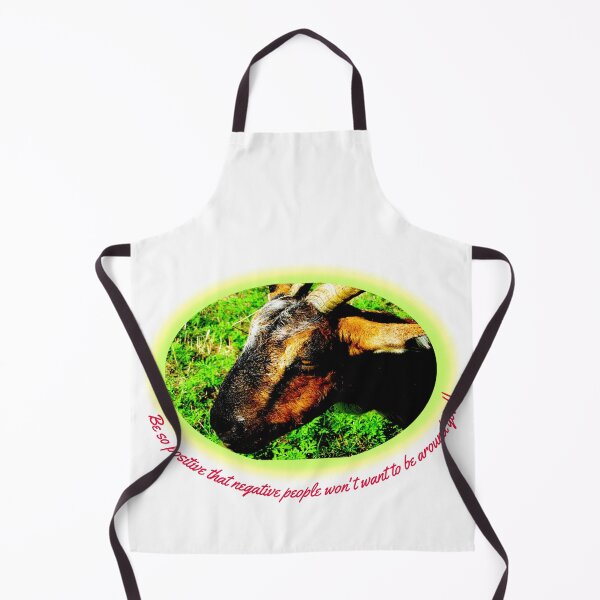 Item preview, Think Positive Friendly Goat designed and sold by Digitalcrone.