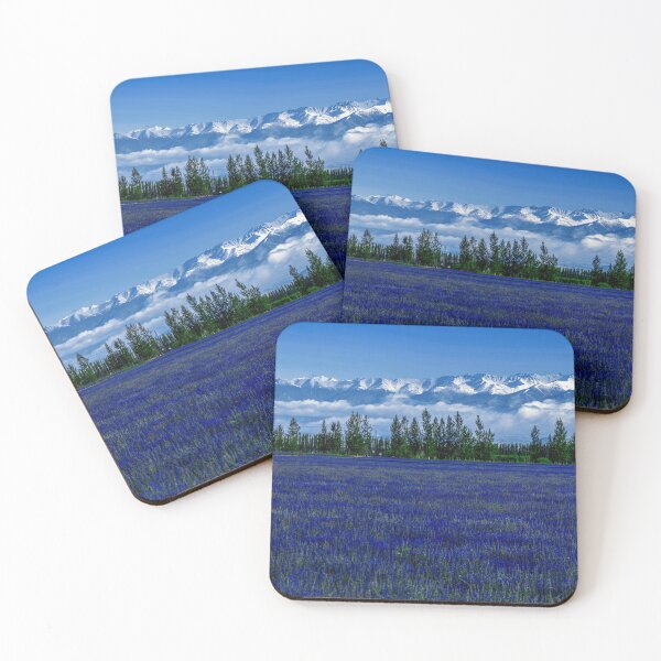 Item preview, Scenic Nature View w/ Mountains, Trees, & Field of Flowers Beautiful Natural Scenery designed and sold by AlwaysGrowing.
