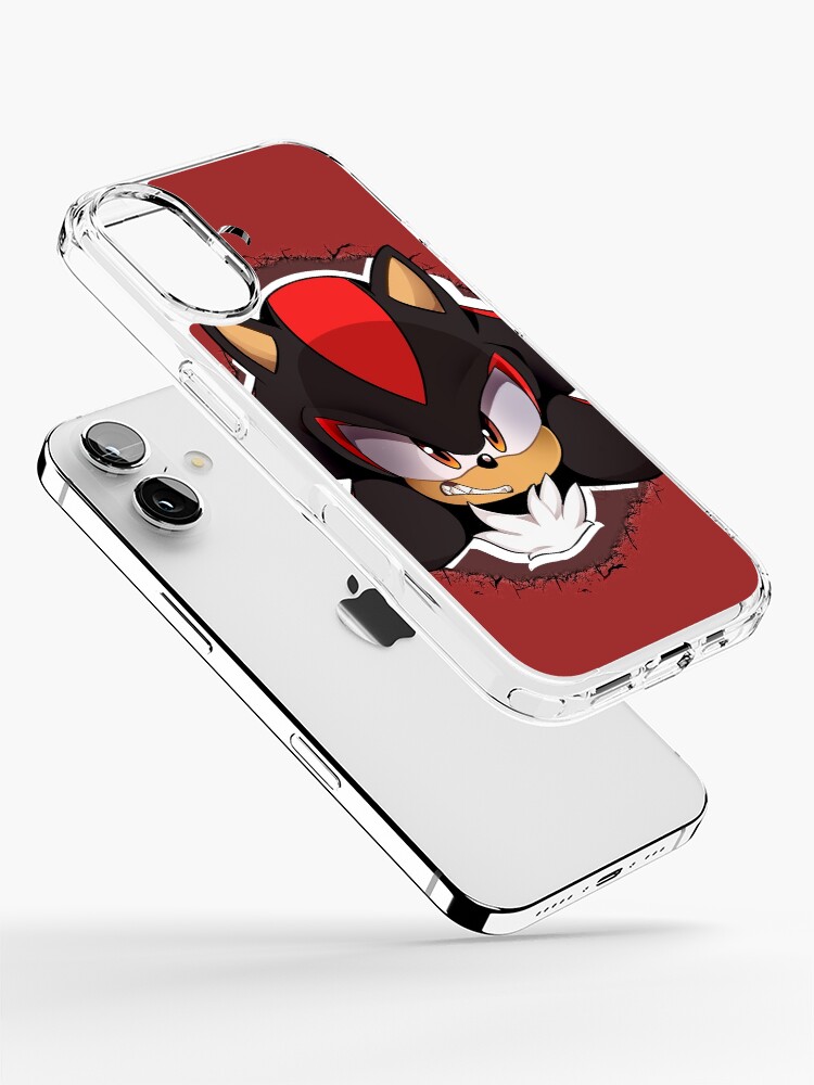 Coque iPhone avec l'œuvre « Shadow the hedgehog sonic » de l