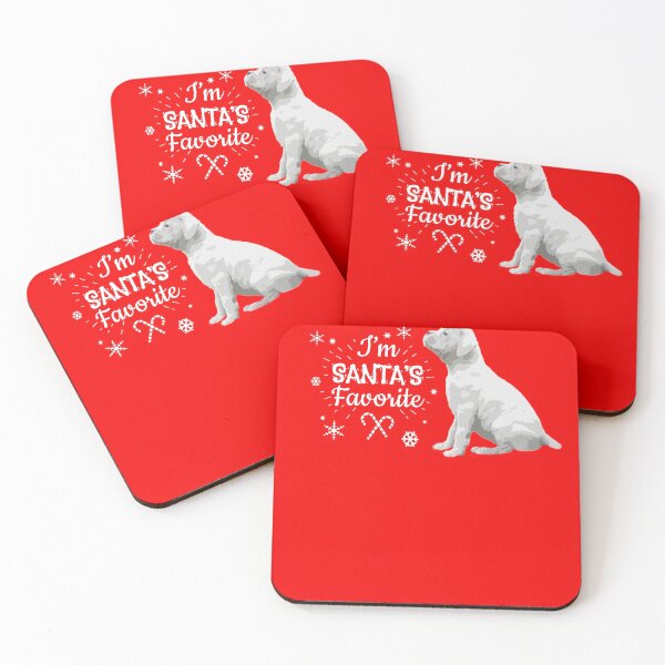 Item preview, Santa's Favorite, Christmas White Boxer Dog designed and sold by 3QuartersToday.