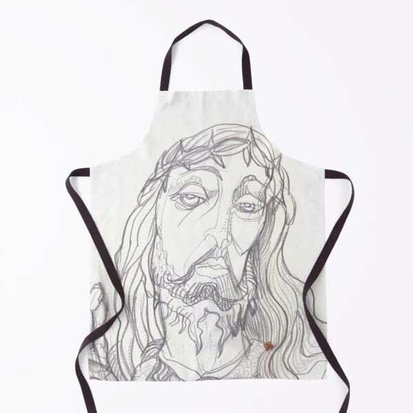 Item preview, Jesus Crowned With Thorns (Original Drawing by ACCI) designed and sold by VanyssaGraphics.