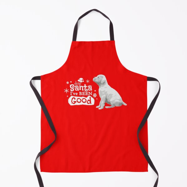 Item preview, Santa I've Been Good, Christmas White Boxer Puppy designed and sold by 3QuartersToday.