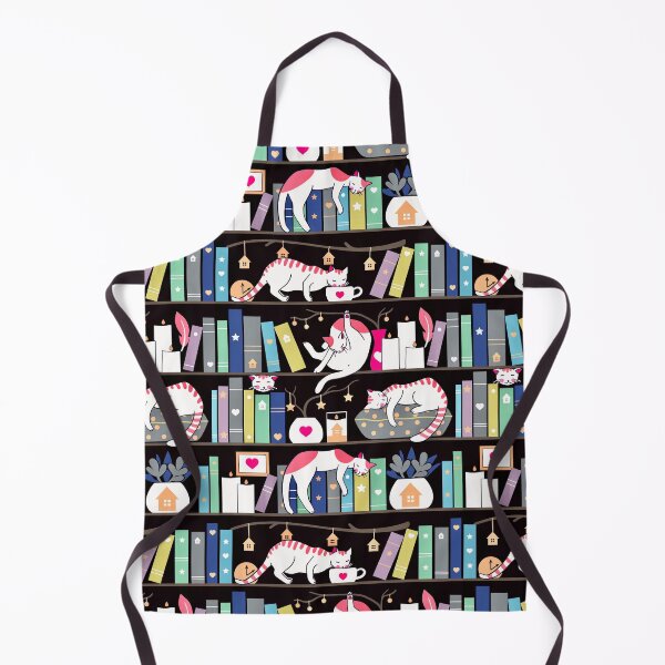 Item preview, Library cats - winter colour version designed and sold by Elenanaylor.