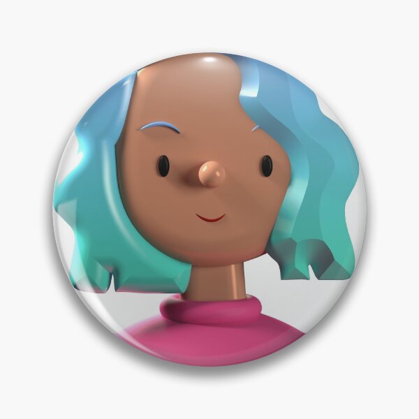 Item preview, Funny sea blue-haired woman Louise designed and sold by MHerzel.