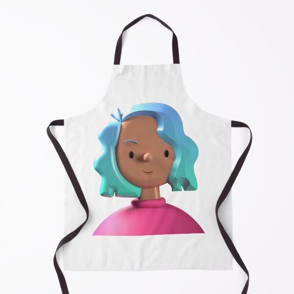 Item preview, Funny sea blue-haired woman Louise designed and sold by MHerzel.