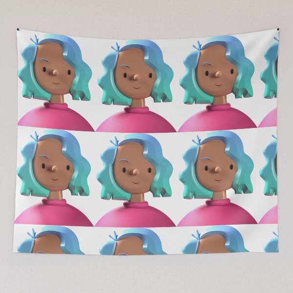 Item preview, Funny sea blue-haired woman Louise designed and sold by MHerzel.