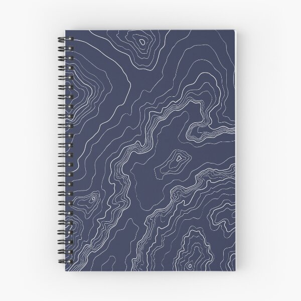 Item preview, Navy blue topography map designed and sold by AlexGolyakov.