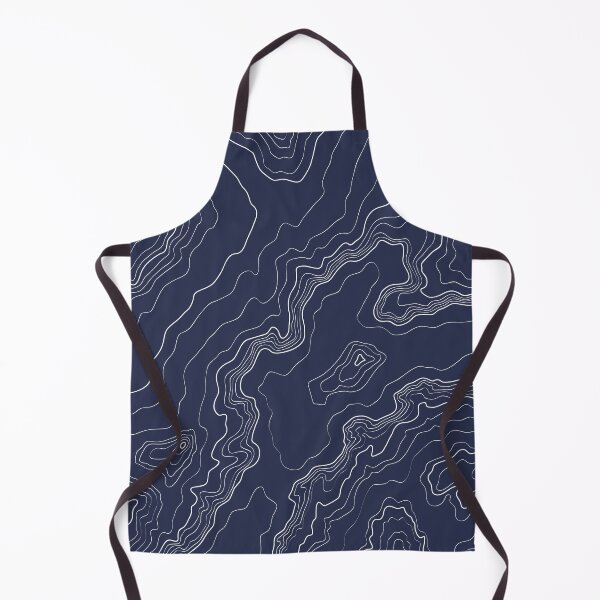 Item preview, Navy blue topography map designed and sold by AlexGolyakov.