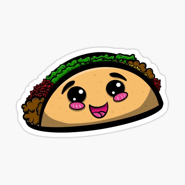 Item preview, Kawaii Taco designed and sold by Dark-Flower.