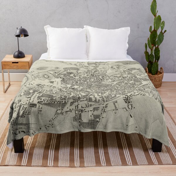 Item preview, Vintage Map of Vilnius Lithuania (1842) designed and sold by BravuraMedia.